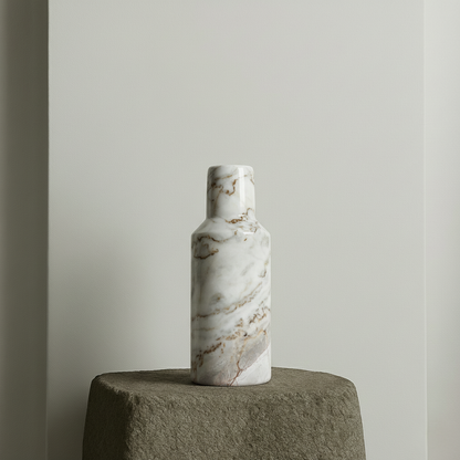 Bottled Vase - Cheetah White