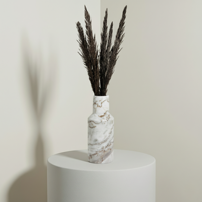 Bottled Vase - Cheetah White