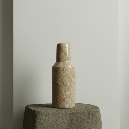 Bottled Vase - Beige