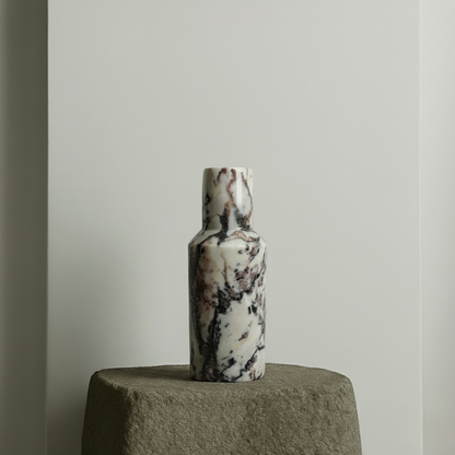 Bottled Vase - Red & White