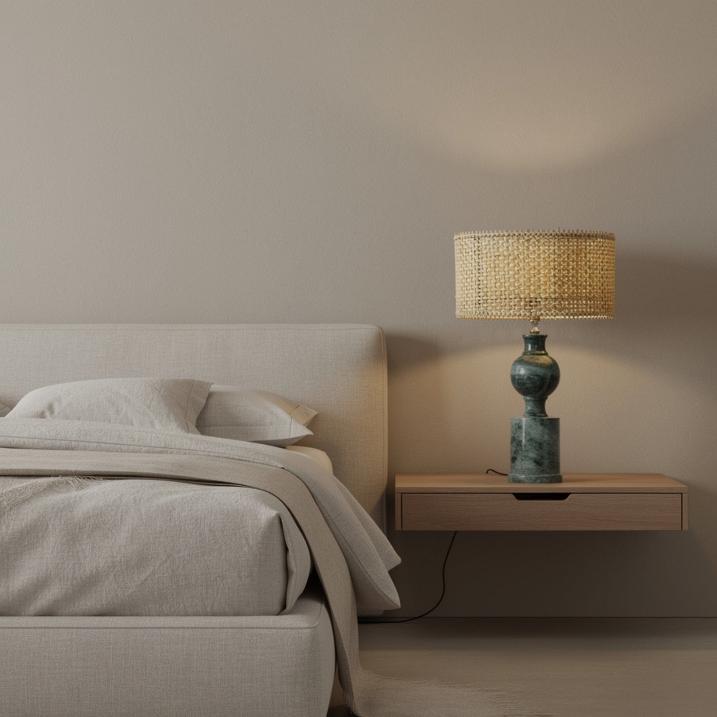 Nora Selva Table Lamp - Green