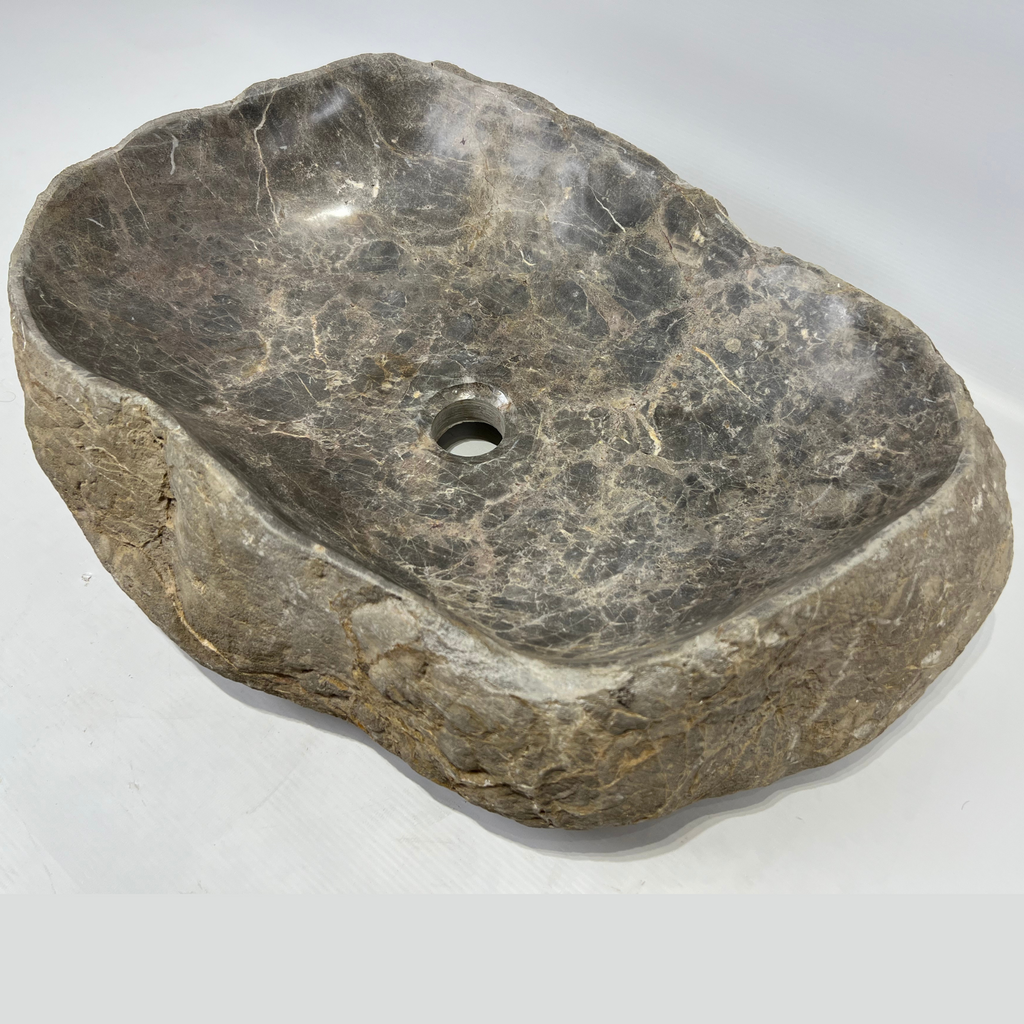 Walnut Webbed River Stone Sink