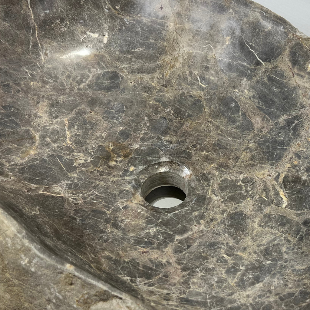 Walnut Webbed River Stone Sink