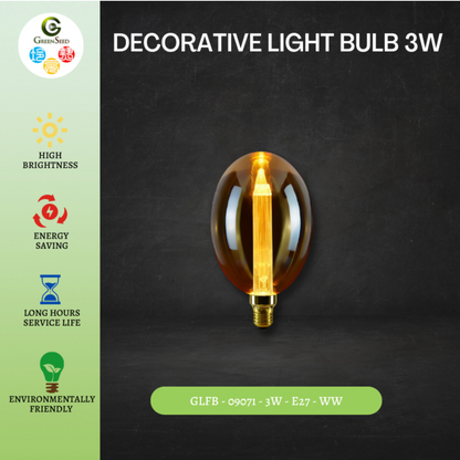 Ballooned High Quality 3W Bulb (SKU-LT-D130-220)