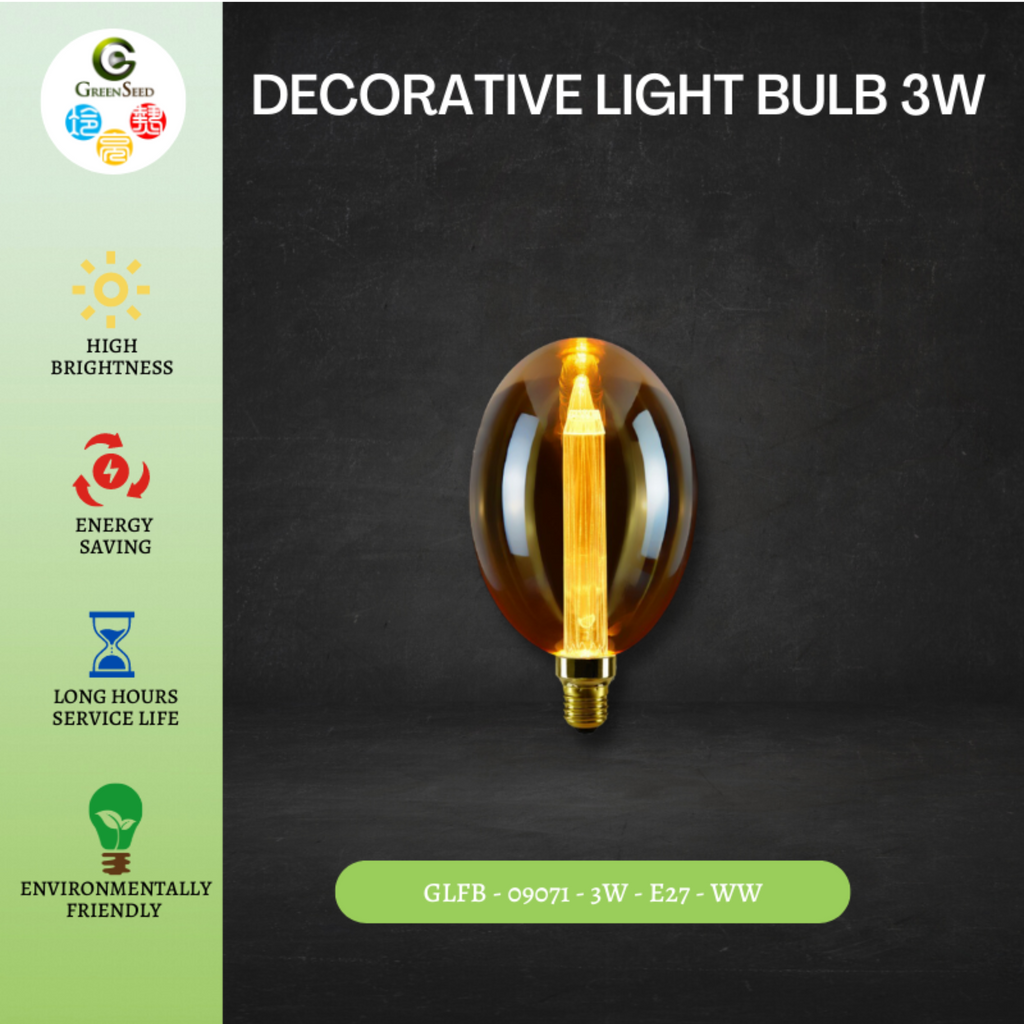 Ballooned High Quality 6W Bulb (SKU-LT-D130-220)