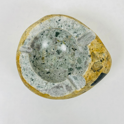 Mustard Shell Ash Tray - River Stone