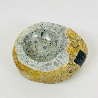 Mustard Shell Ash Tray - River Stone