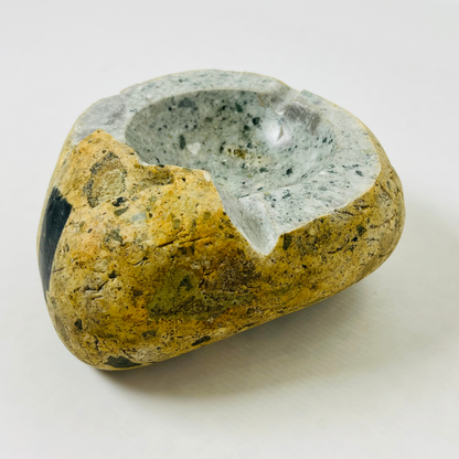 Mustard Shell Ash Tray - River Stone