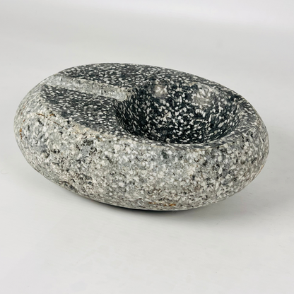 Salt & Pepper Ash Tray - River Stone