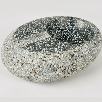Salt & Pepper Ash Tray - River Stone