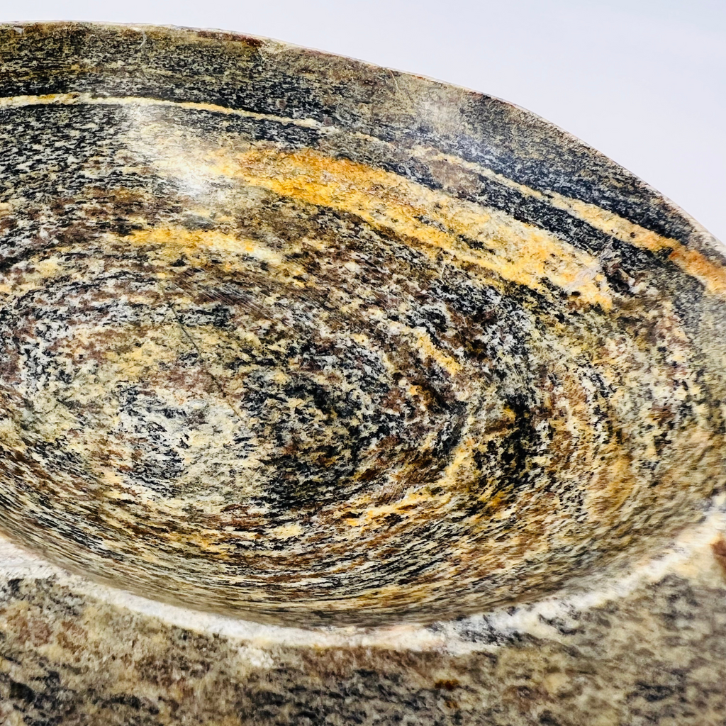 Honey River Stone Serving Bowl