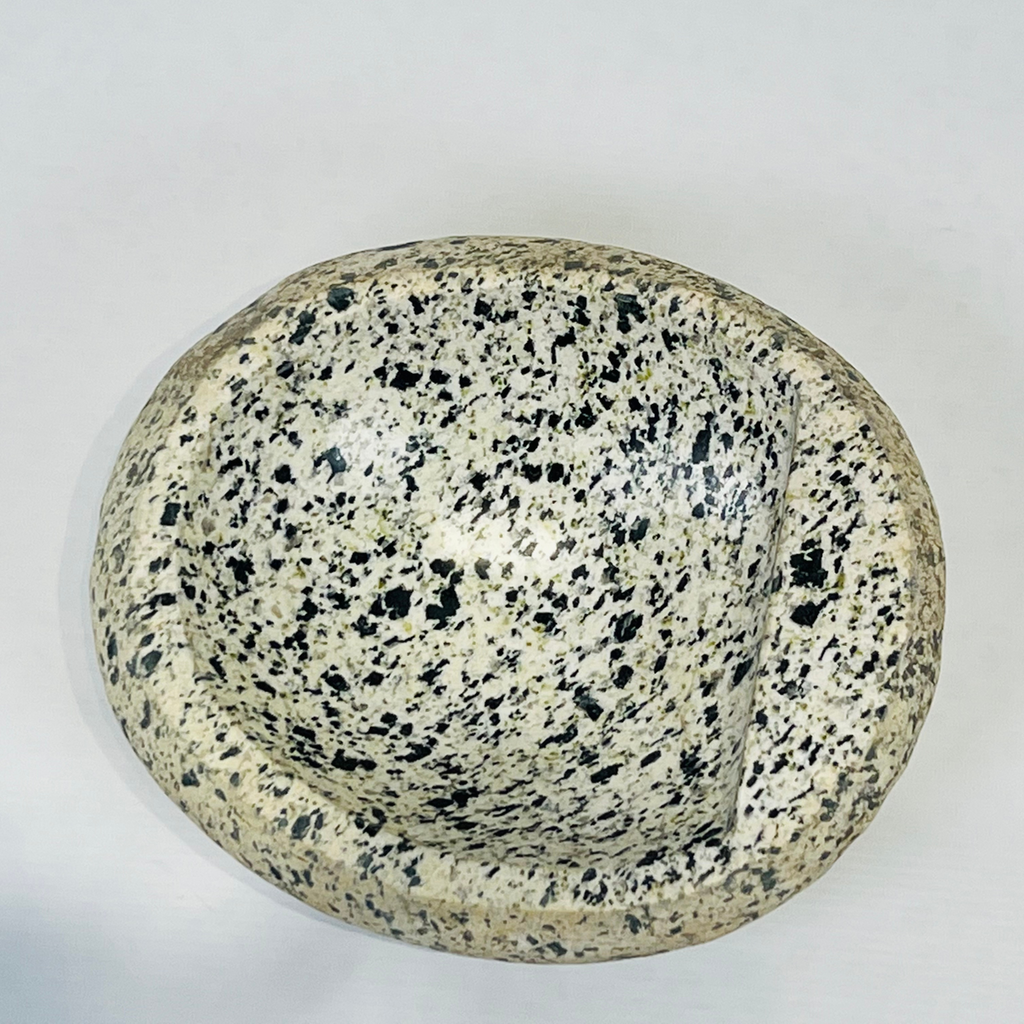 Blotched River Stone Serving Bowl