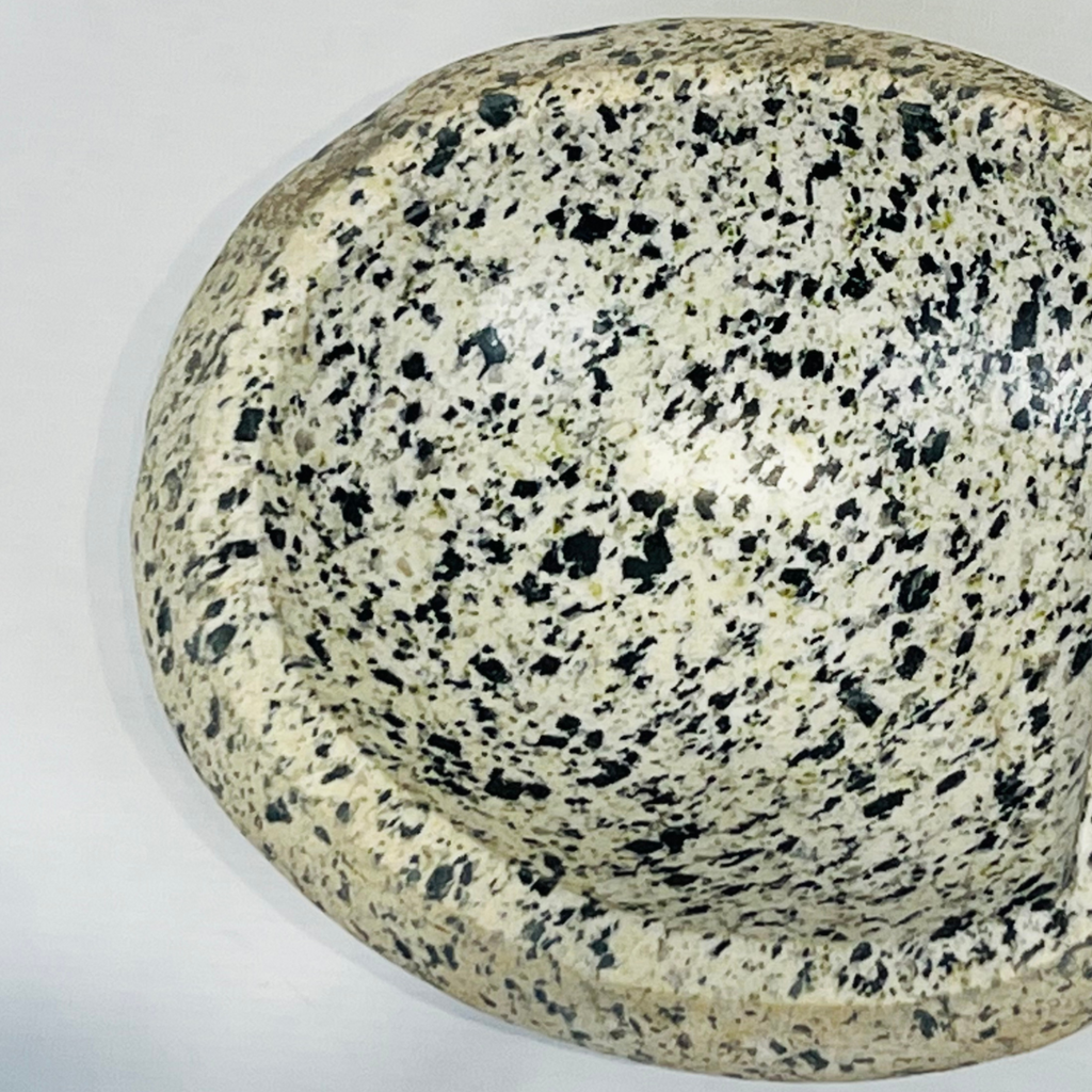 Blotched River Stone Serving Bowl