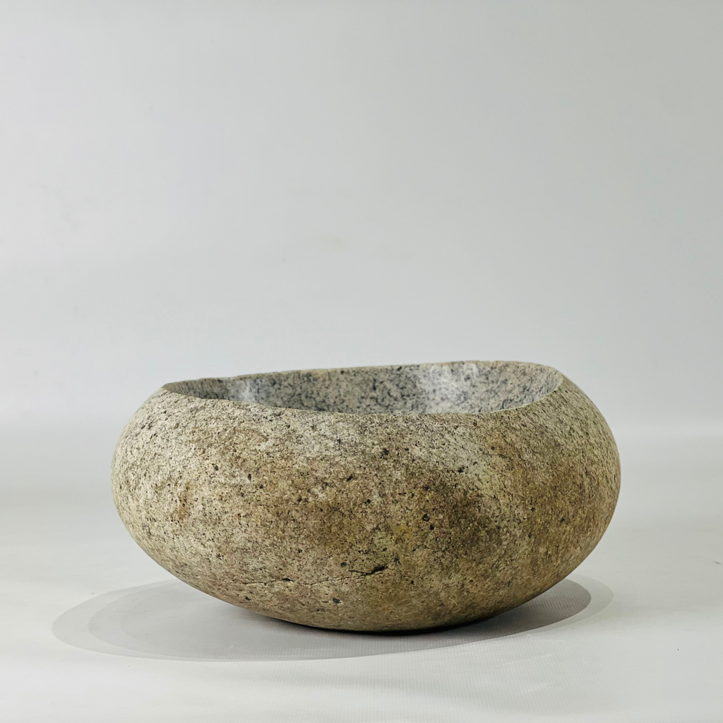 Oatmeal River Stone Serving Bowl