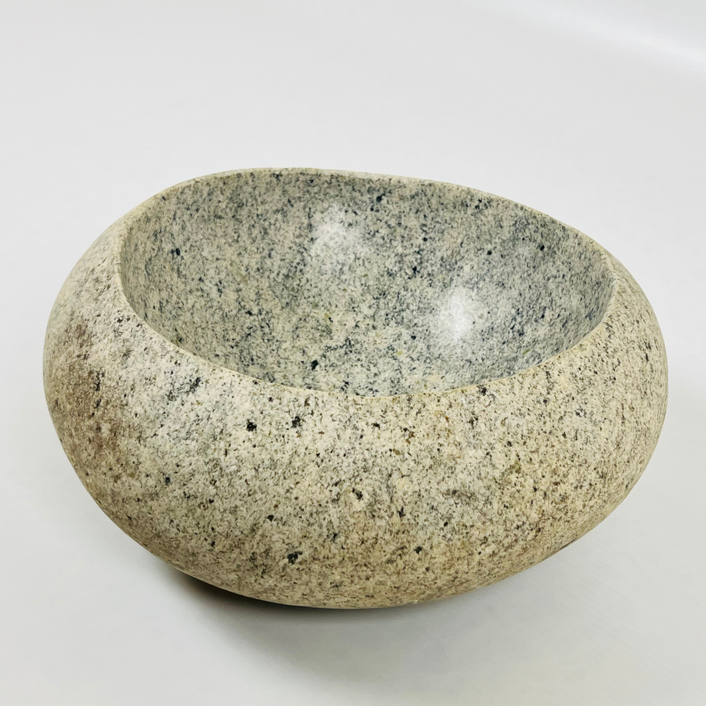 Oatmeal River Stone Serving Bowl