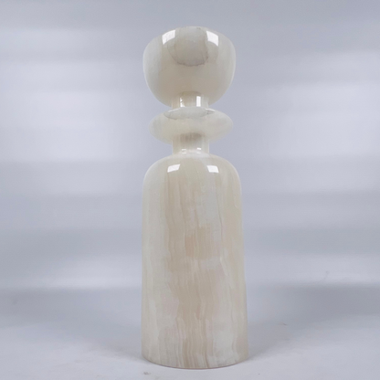 Collared Candle Stand - Onyx