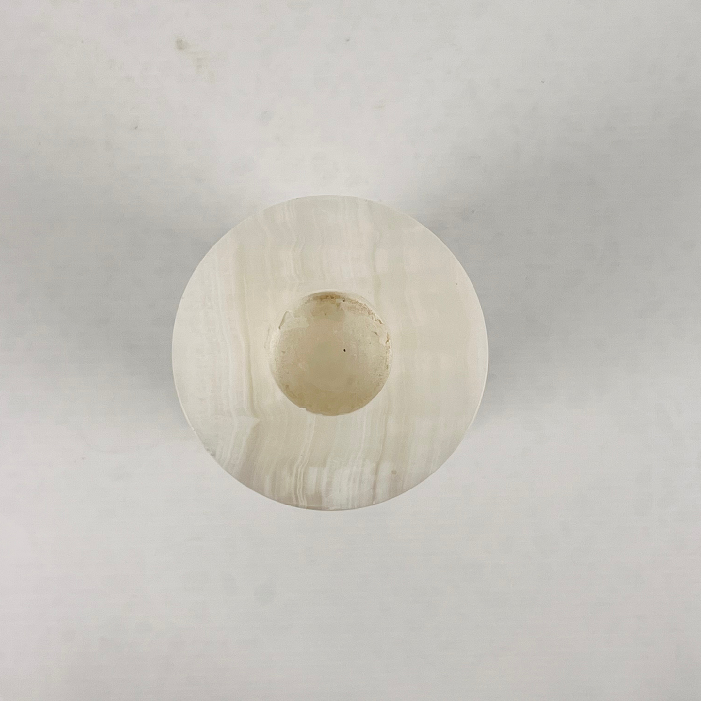 Collared Candle Stand - Onyx