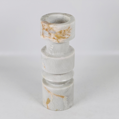 Modular Ringed Candle Stand - Gray