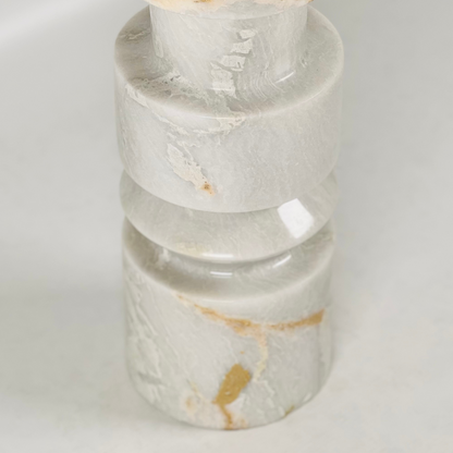 Modular Ringed Candle Stand - Gray