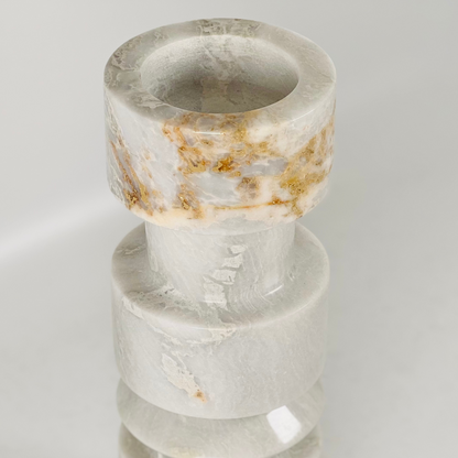 Modular Ringed Candle Stand - Gray