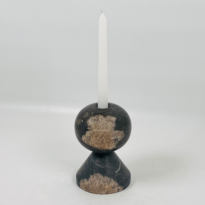 Knob Candle Stand - Black