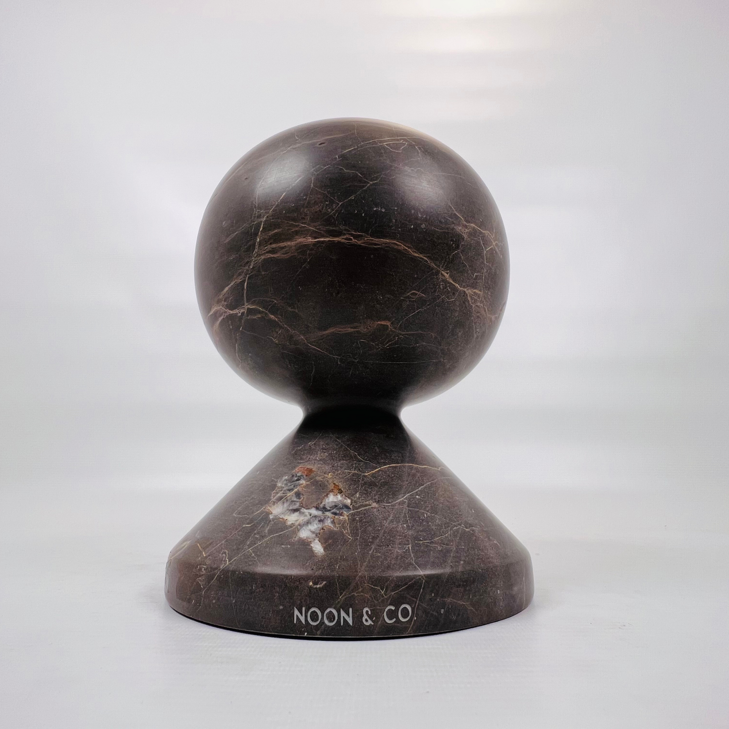 Knob Candle Stand  - Black