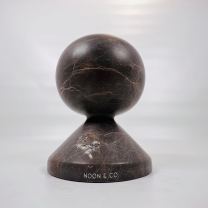 Knob Candle Stand  - Black