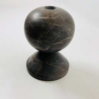 Knob Candle Stand  - Black