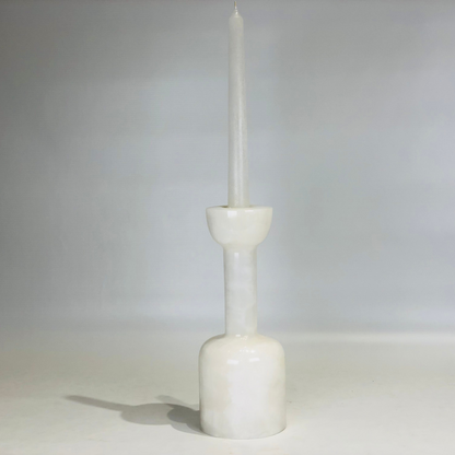 Stemmed Cup Candle Stand - Onyx