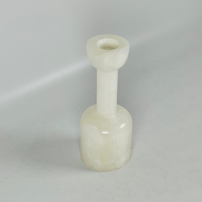 Stemmed Cup Candle Stand - Onyx