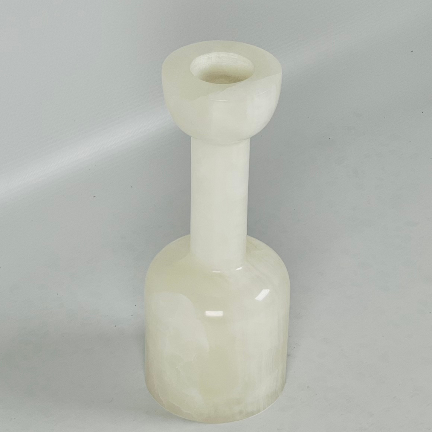 Stemmed Cup Candle Stand - Onyx