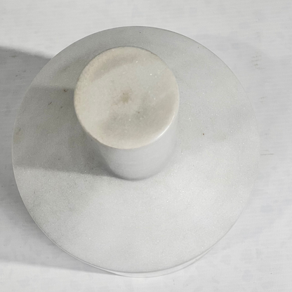 Funnel Neck Ornament Bottle - White