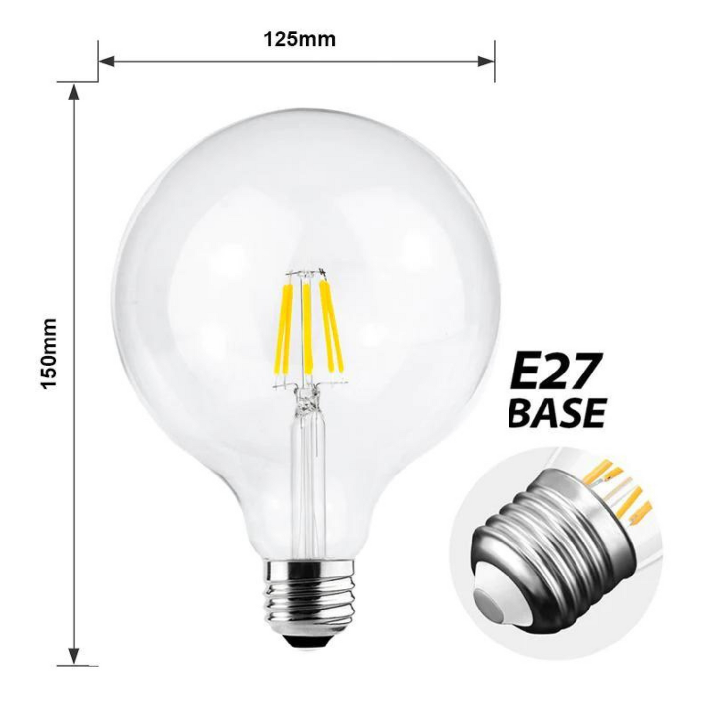 Globe High Quality 8W Bulb (SKU-LT-G125)