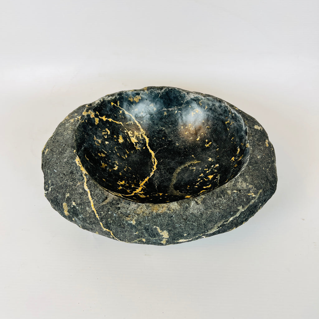 Golden Splashed Bowl