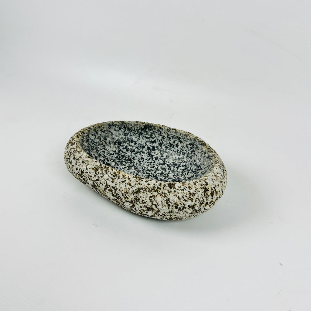 Black And White Speckled Bowl