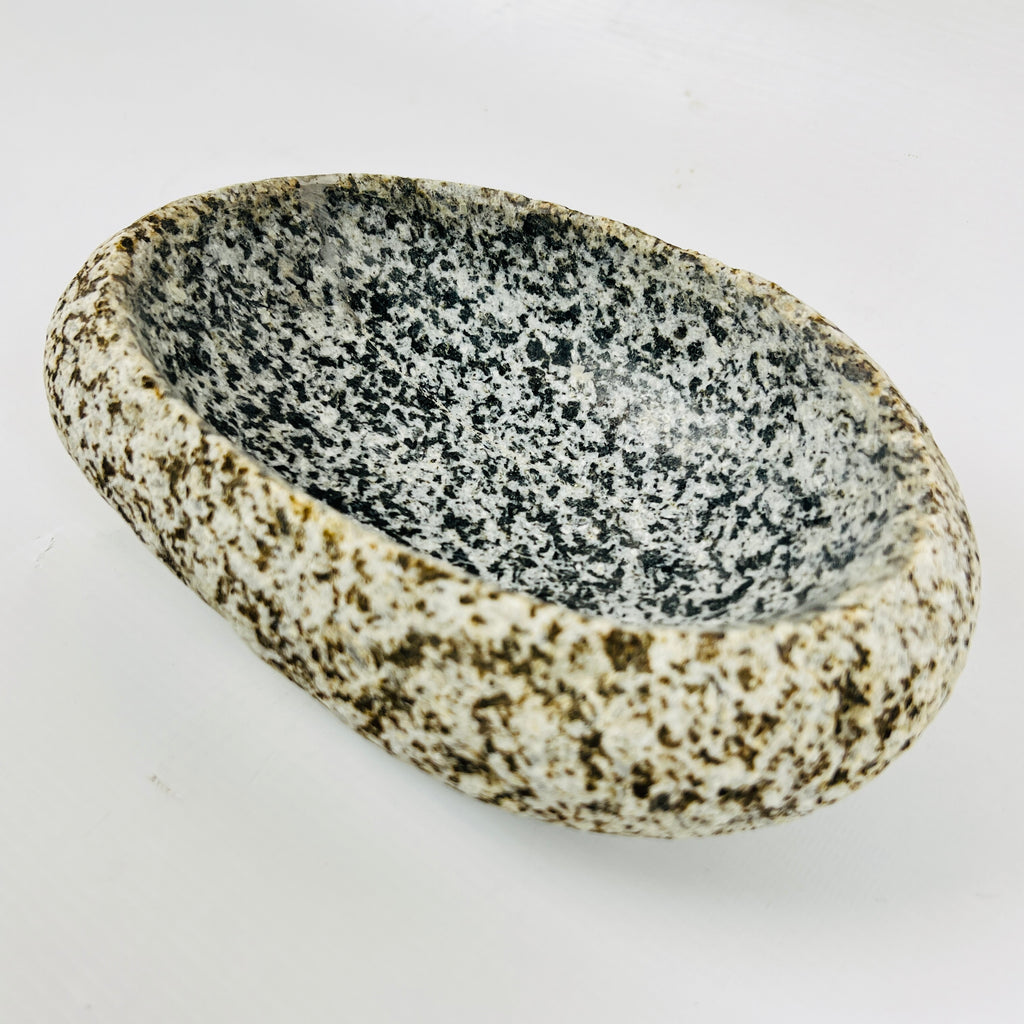 Black And White Speckled Bowl