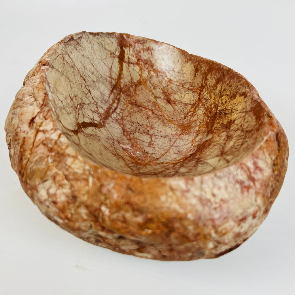 Red Veined Bowl