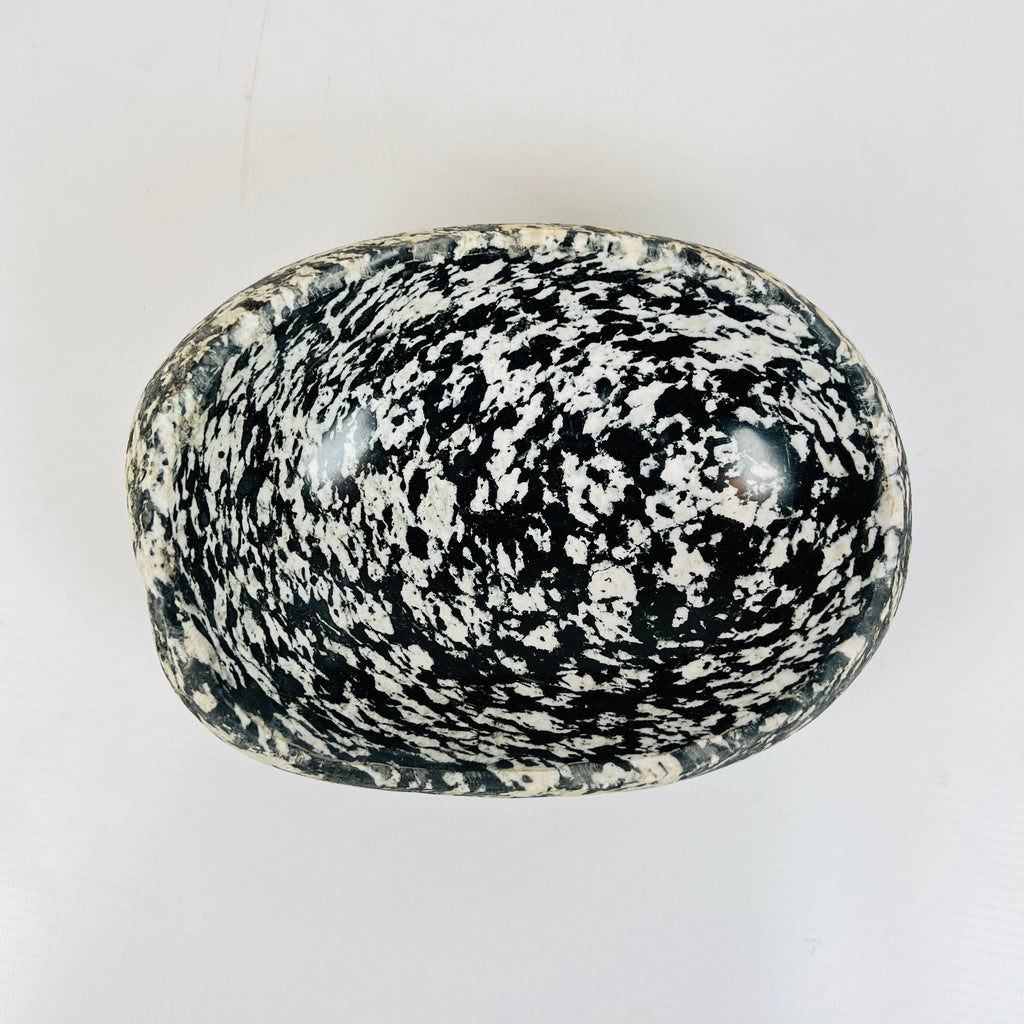 Black And White Spotted Bowl