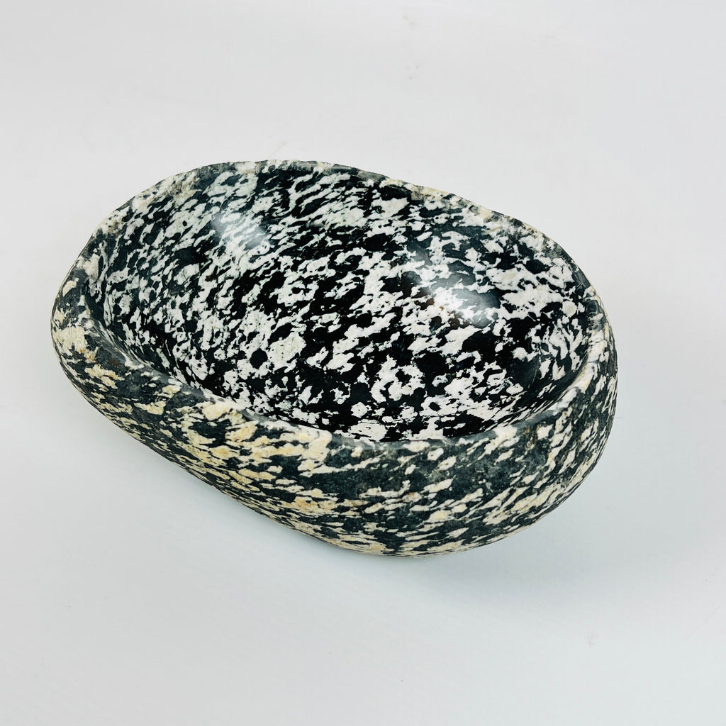 Black And White Spotted Bowl