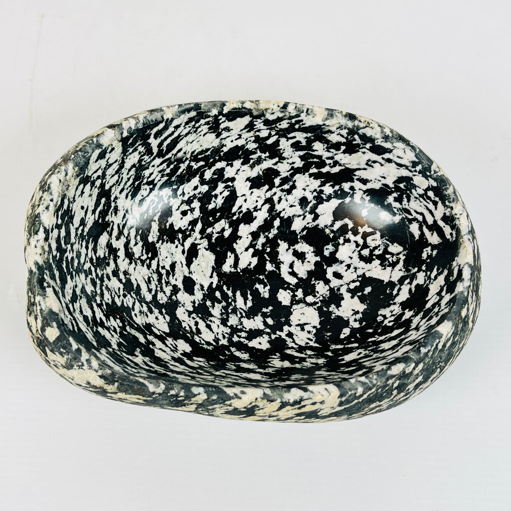 Black And White Spotted Bowl