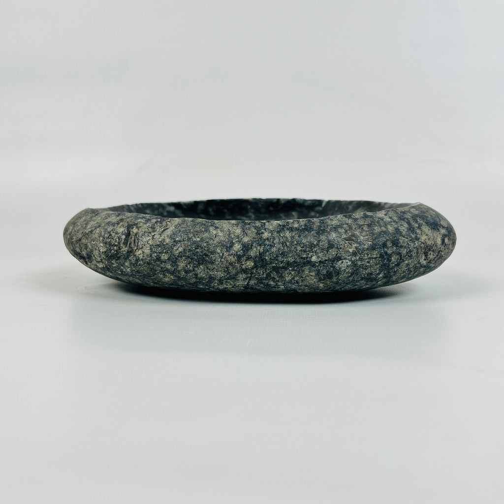 Deep Black Spotted Bowl