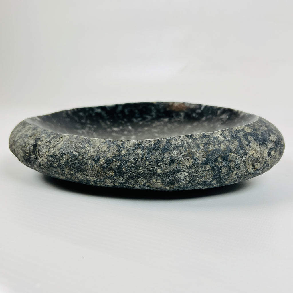 Deep Black Spotted Bowl