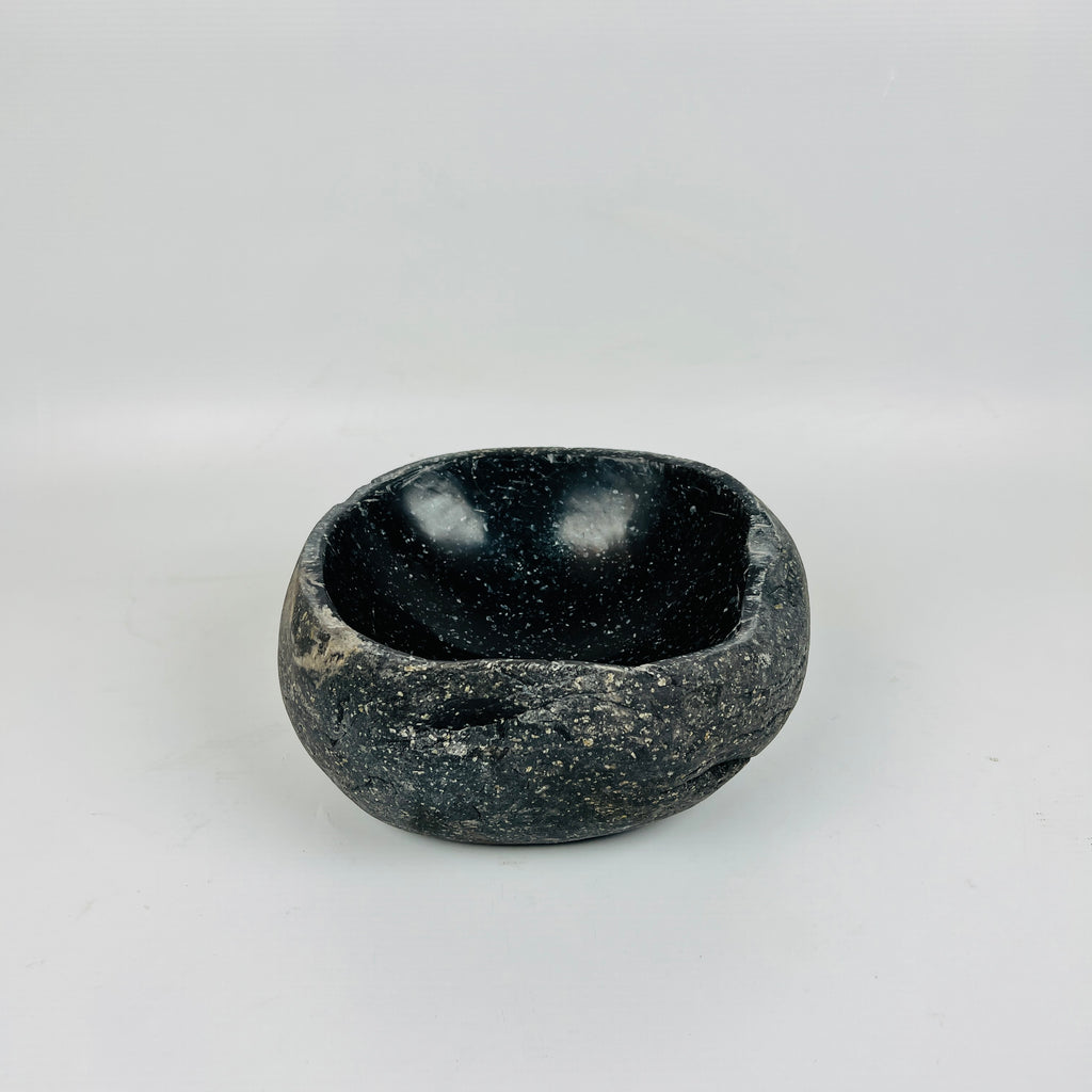 Deep Black Sparkled Bowl