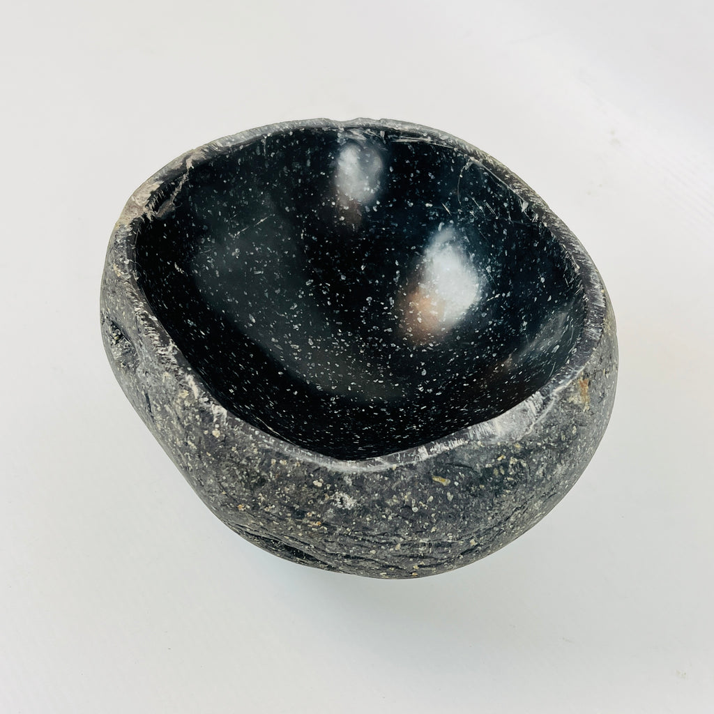 Deep Black Sparkled Bowl