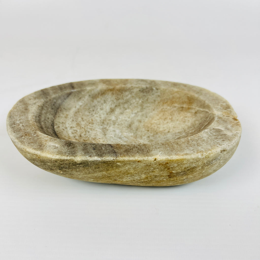 River Stone Brown Brushed Soap Dish