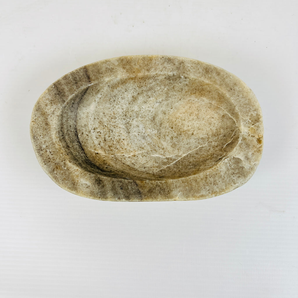 River Stone Brown Brushed Soap Dish