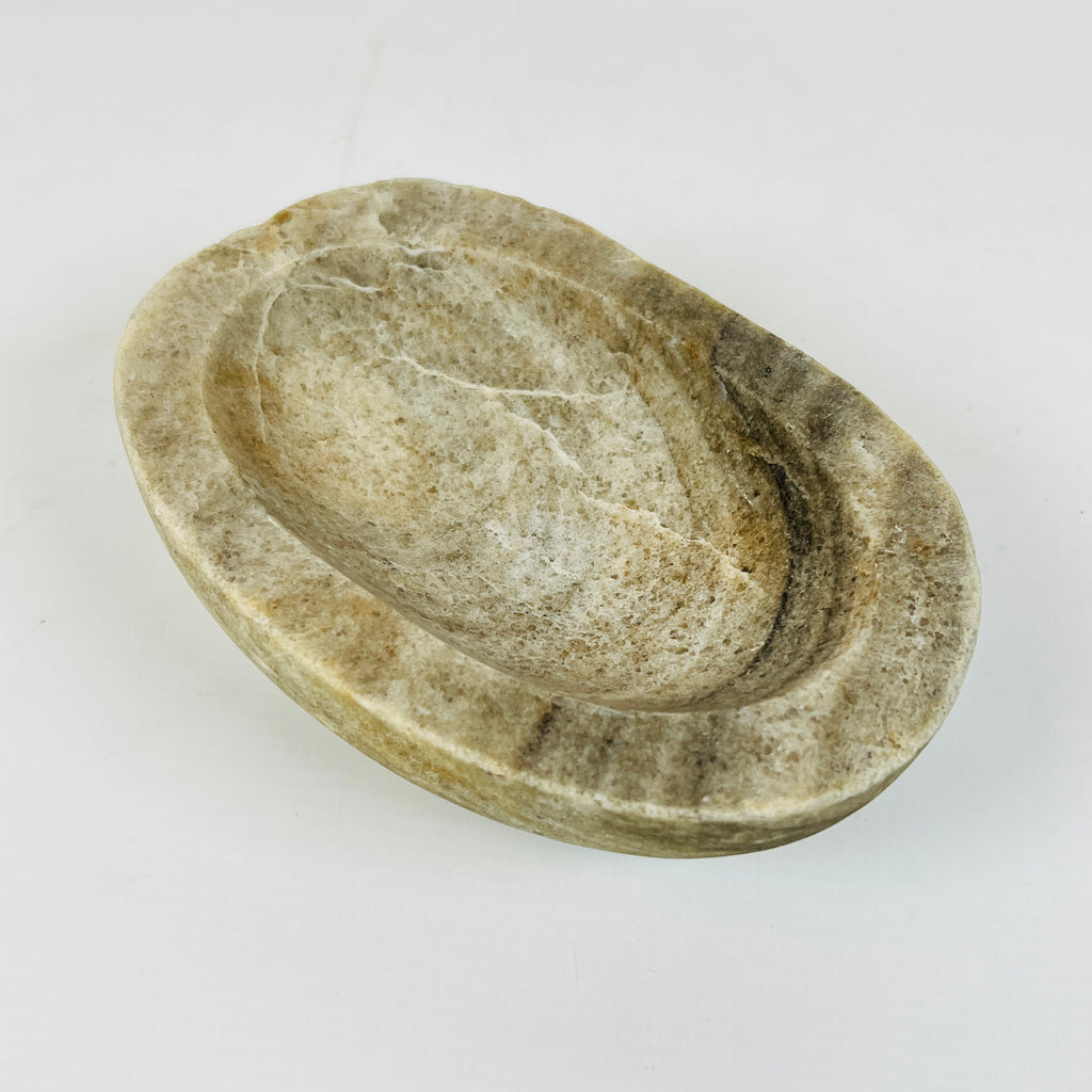 River Stone Brown Brushed Soap Dish