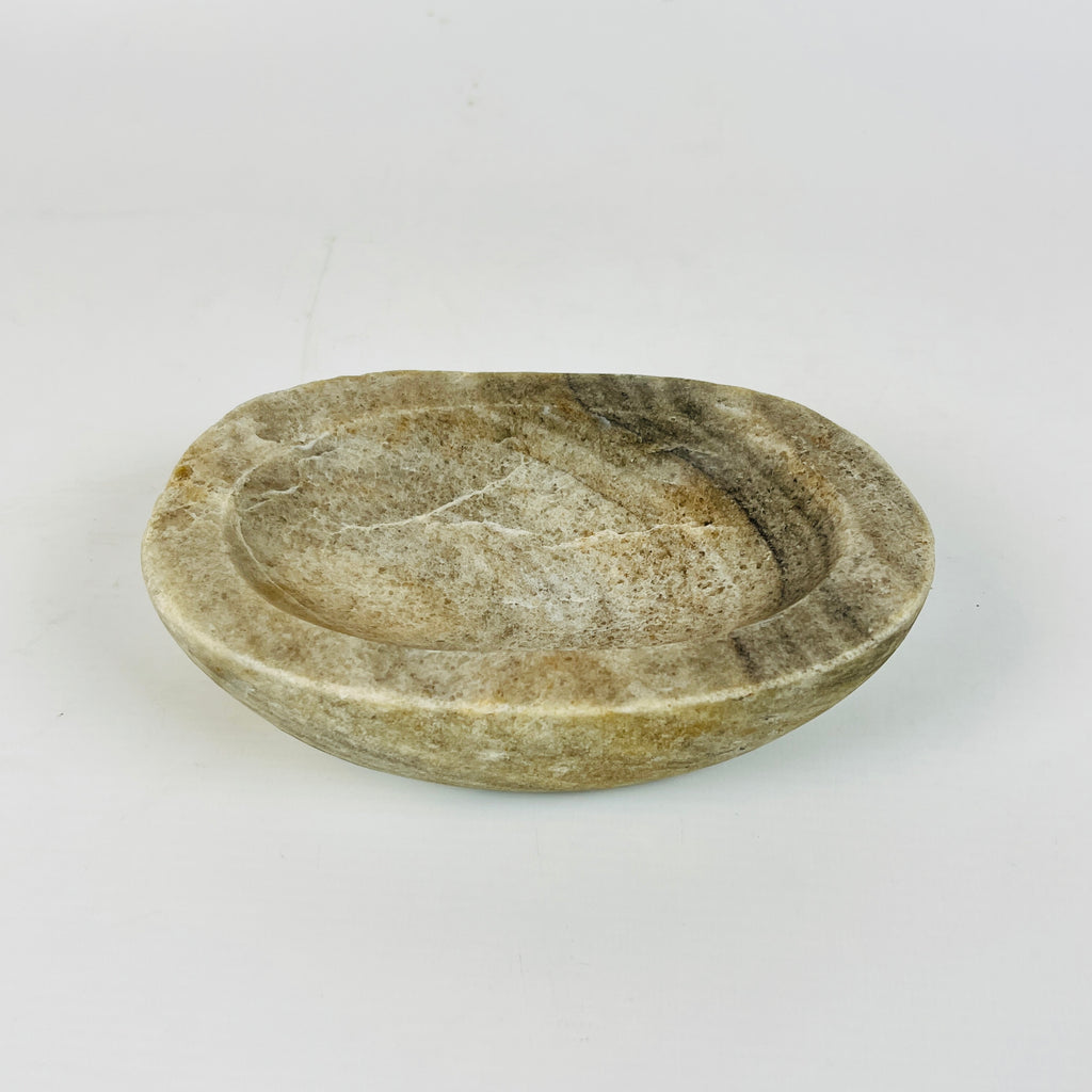 River Stone Brown Brushed Soap Dish