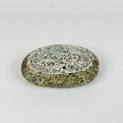 Coconut Spotted Soap Dish - Riverstone