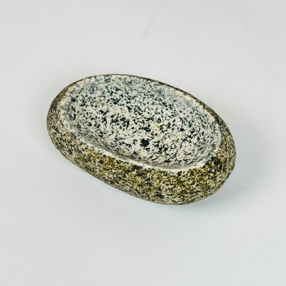 Coconut Spotted Soap Dish - Riverstone